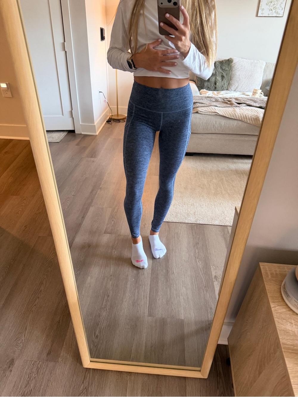 aerie Blue Heather High-Rise Jeggings
